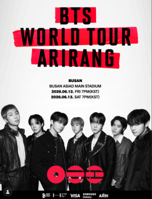bts arirang in busan