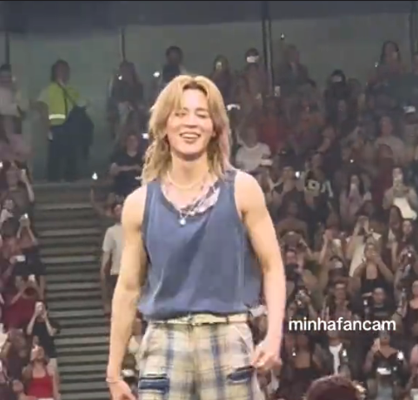 Jimin's Smile during ARIRANG in London Day 2
