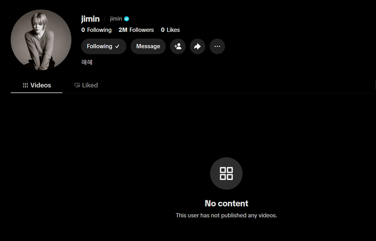 Jimin TikTok